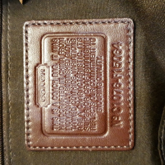 Tan Leather Coach Shoulder Bag - Picture 4 of 6